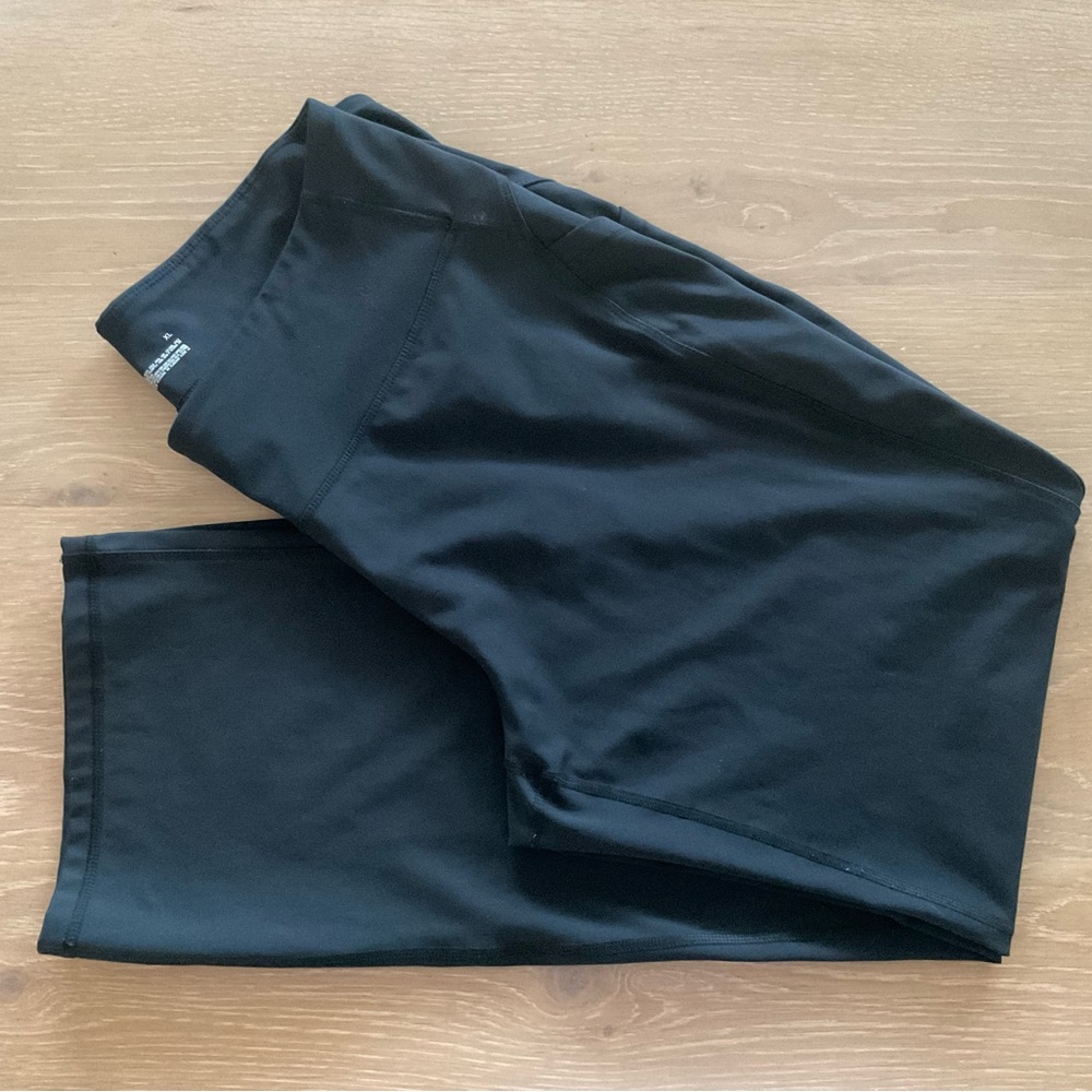 Black all in motion, yoga pants, size XL